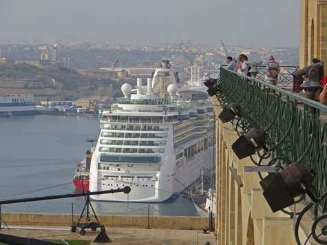 Port of Valletta in Malta